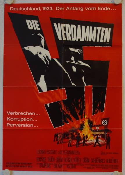 The Damned original release german movie poster